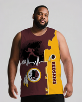 Sports Men's Big & Tall Sleeveless Shorts Two-piece